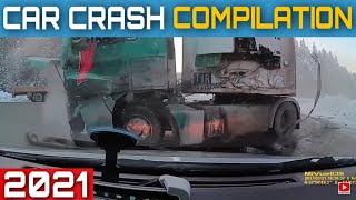 Russian Car Crashes 2021 - Russian Dash Cam 2021 - Car Crash Compilation 2021