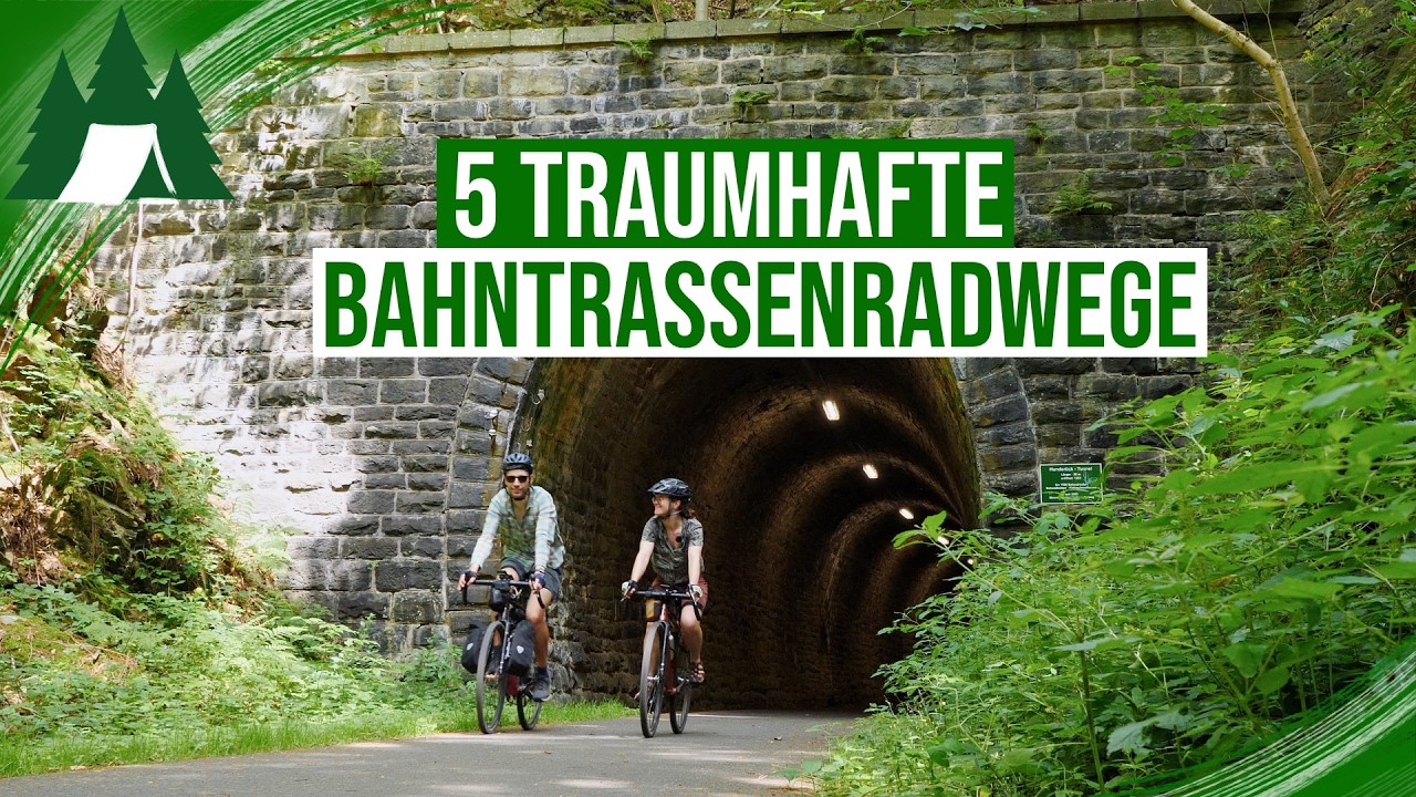 Radtouren ganz ohne Stress: 5 geniale Bahntrassenradwege im Herzen Deutschlands