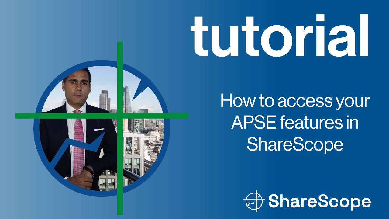 Ap Se How to access your APSE features in ShareScope | Tutorial - YouTube