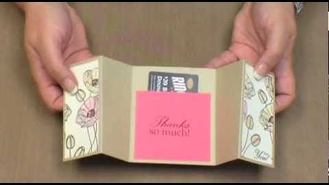 Gatefold Card - Video Tutorial - Technique Tuesday
