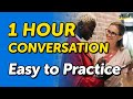 English Conversations Made Easy for New Learners (Easy to practice at slow speed)