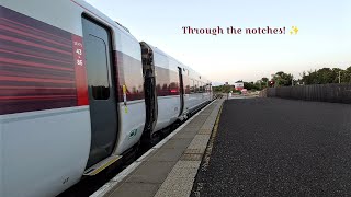 Azuma Orchestra Class 800 In Full Diesel Mode, Departs A Twilight Leuchars - Departure -