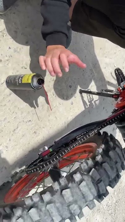 смазка цепи питбайка #видео #automobile #дрифт #mountains #подпишись # ...