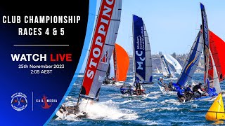 MANLY 16FT SKIFFS CLUB CHAMPIONSHIP RACES 4 & 5