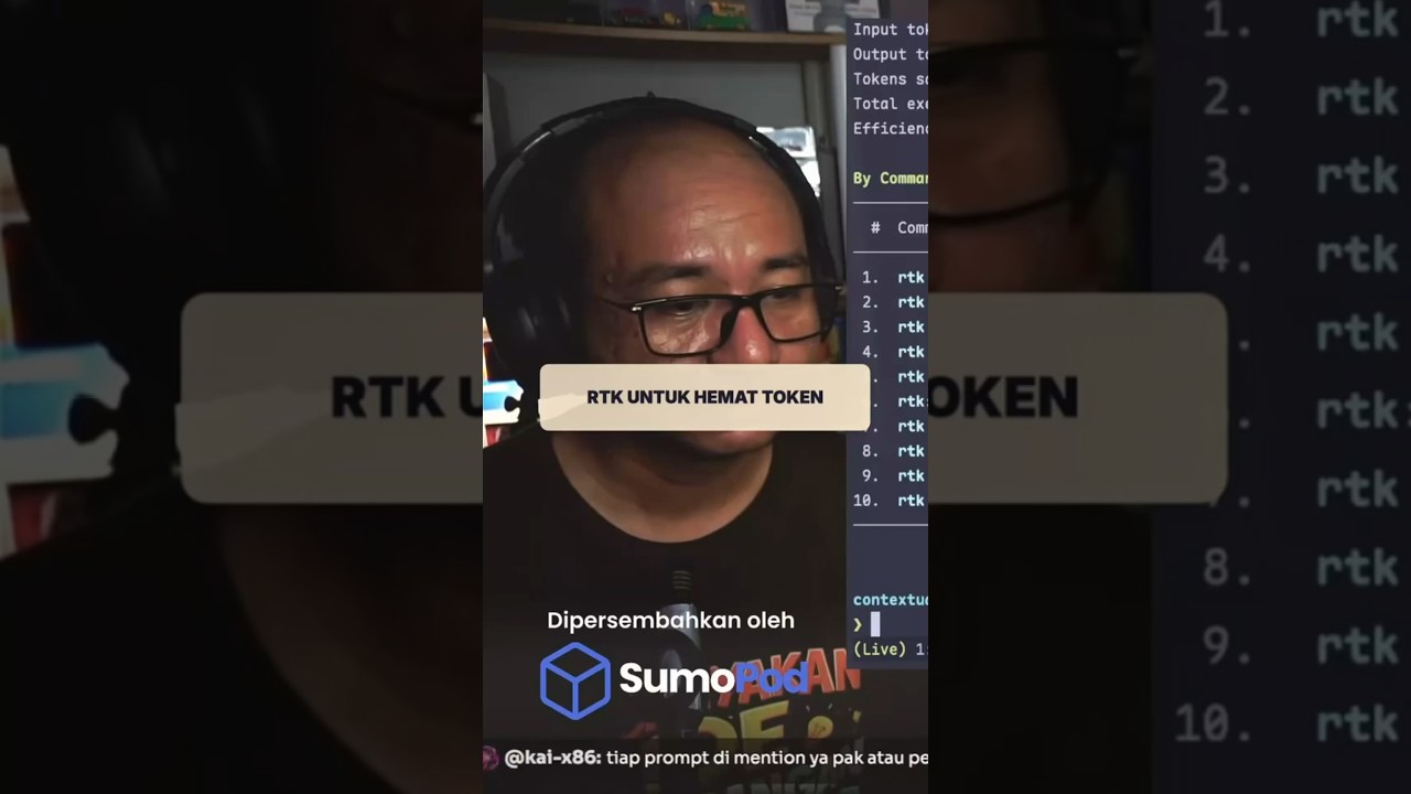 Cuplikan video: Salah satu alat untuk menghemat token: RTK