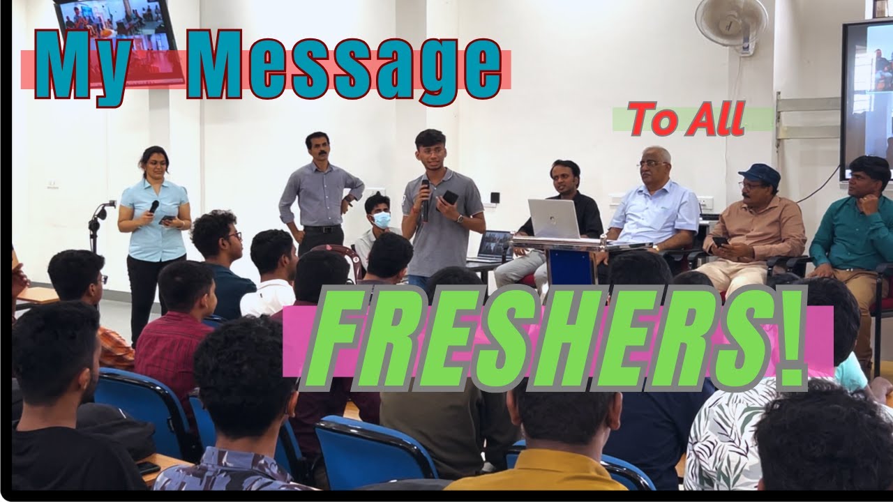 My Message to all FRESHERS! || Omi Vaish IIITK