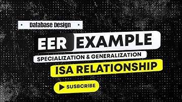 ISA Relationship in ER Example | How to draw ER Diagrams with ISA Relationship | ER Diagram Examples