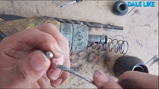 Rotomartillo Porque No Sostiene La Punta O El Cincel ? Reparación Y Mantenimiento