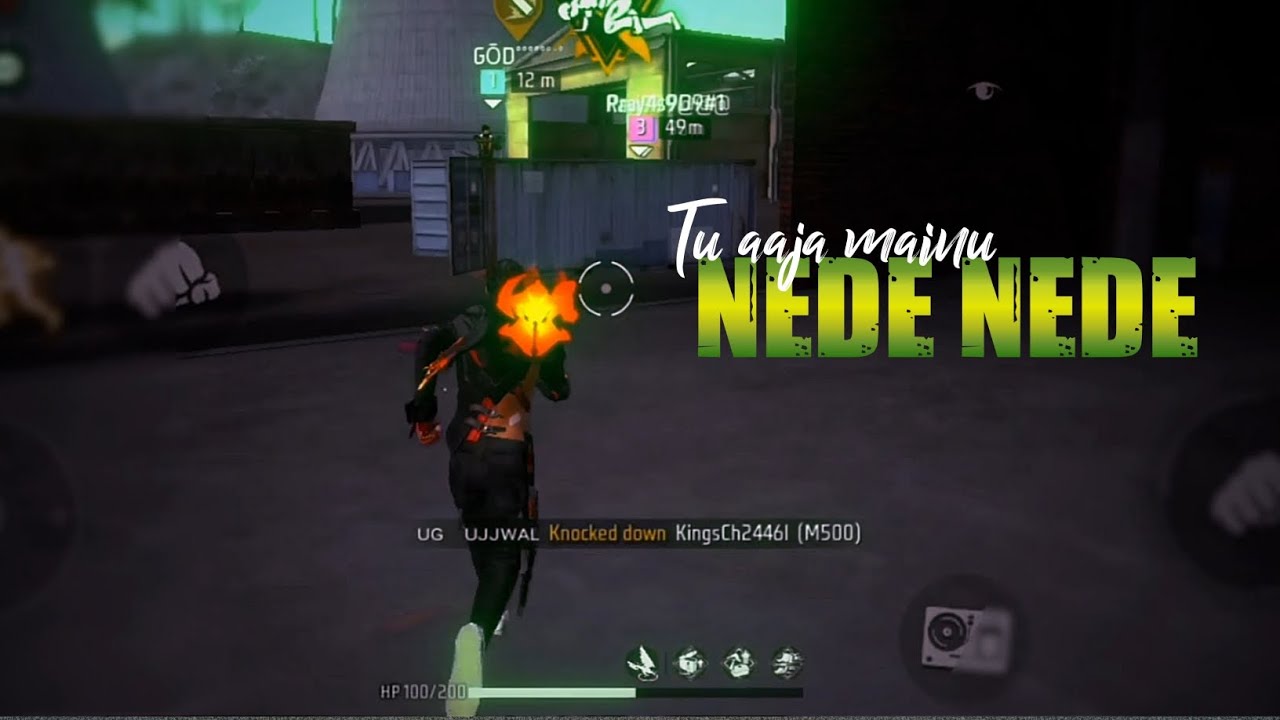 Nede Nede Free Fire Montage 🤍 | Free Fire WhatsApp Status | Ujjwal 444 Gaming |