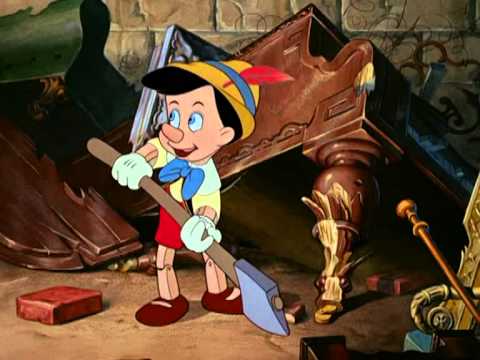 Pinokyo (1940), Yaramaz bir çocuğu yeterince şımartırsan EŞEK olması kaçınılmazdır...