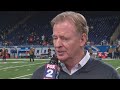 NFL Commissioner lauds  Lions in Detroit