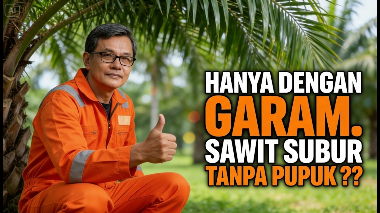GILA! Cuma Pakai GARAM, Sawit Jadi Subur Tanpa Pupuk?!