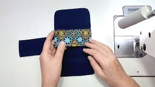 DIY   가장 쉽고 간단한 카드지갑 만들기 /The easiest way to make a card wallet /선물/gift/파우치/pouch