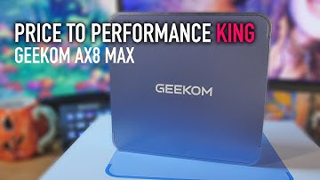 Price to Performance Beast: Ryzen 8745HS Mini PC - Geekom AX8 MAX