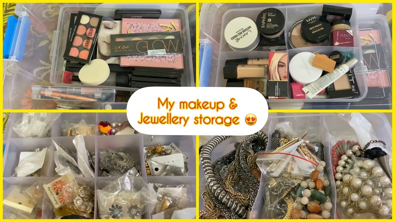 My updated Jewelry & Makeup Storage 2020 | How to organize Jewelry | Ekta Vedant