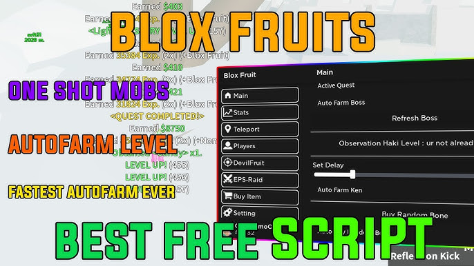 Roblox Script] BLOX FRUITS HACK, Auto Farm