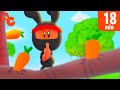 Cueio Pretend play Ninja for a Day ! - Cueio The Bunny Cartoons for Kids