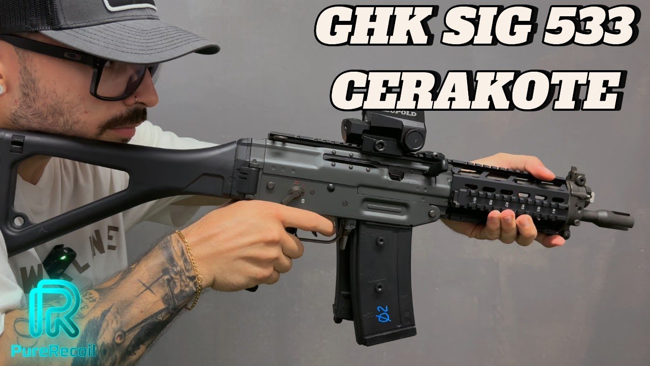 PureShooting #4 | GHK SIG 553 CERAKOTE 3 ROUND BURST  |