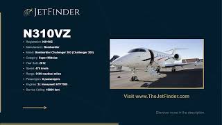 N310VZ Bombardier Challenger 300 | Specs, Owner & History