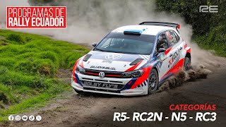 🎥Resumen categorías 🚗 R5, RC2N, N5 y RC3 del 🏁#rallycaminosimbabura2024