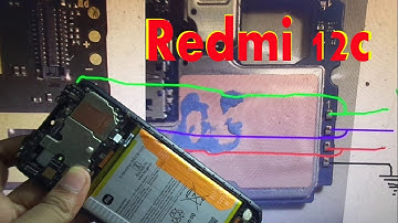 Redmi 12C on/off and volume way and jumper solution.