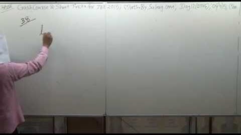 JEE MAIN 2015 USING SHORT TRICKS VIDEO SOLUTIONS part 2 of 3