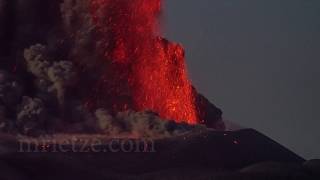 Ebeko Volcano activity