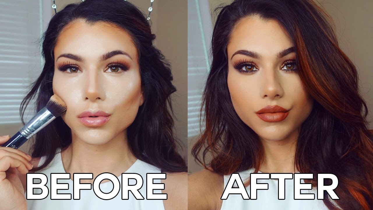 How To Contour And Highlight Face Easy Makeup Tutorial For