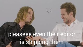 joseph quinn & jamie bower offering us free therapy for 3 minutes 28 seconds