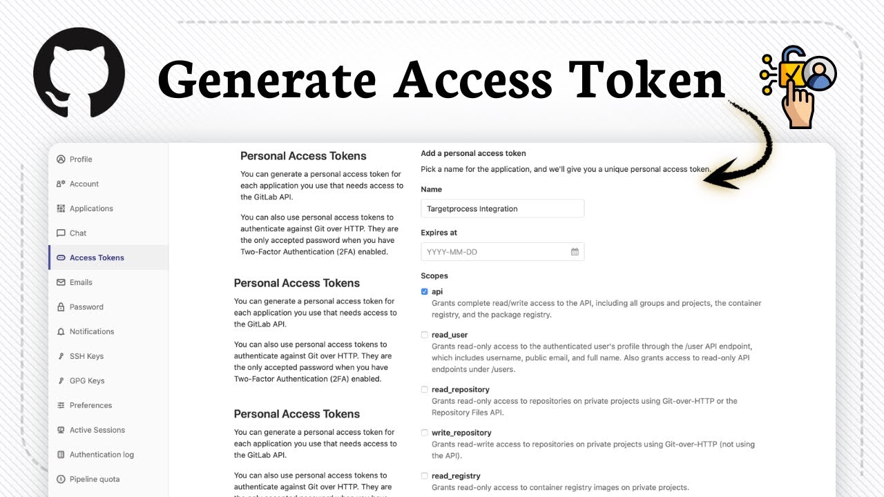 How to create a personal access token on GitHub - YouTube