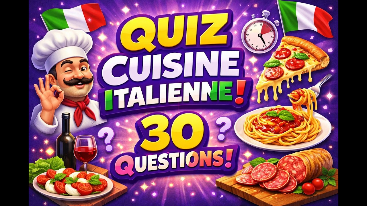 30 Questions sur la Cuisine Italienne… Attention au piège ! 😈