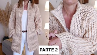 How to crochet jacket/Cardigan. PART 2