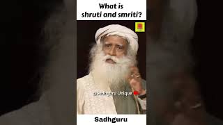 Sadhguru - What is shruti and smriti? | life lessons | Daily Inspirational Wisdom Quotes #shorts