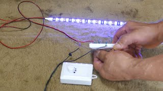 100均LED調光ライトの可変つまみ部(OFFスイッチ有り)を、自作?ルームランプ12Vに移植。つまりこの100均と好きな100均ライト(合計220円)で、色んな調光ライトが出来上がりますネ。
