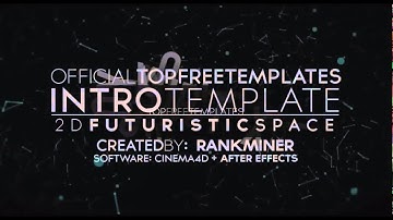 FREE Intro Template  2D Futuristic Space