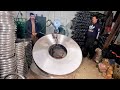 Manufacturing Process of Motorcycle Wheel Rim in a Factory