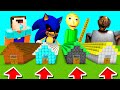 Minecraft PE : DO NOT CHOOSE THE WRONG LONG HOUSE! (Sonic.EXE, Granny, Noob1234 & Baldi's Basics)