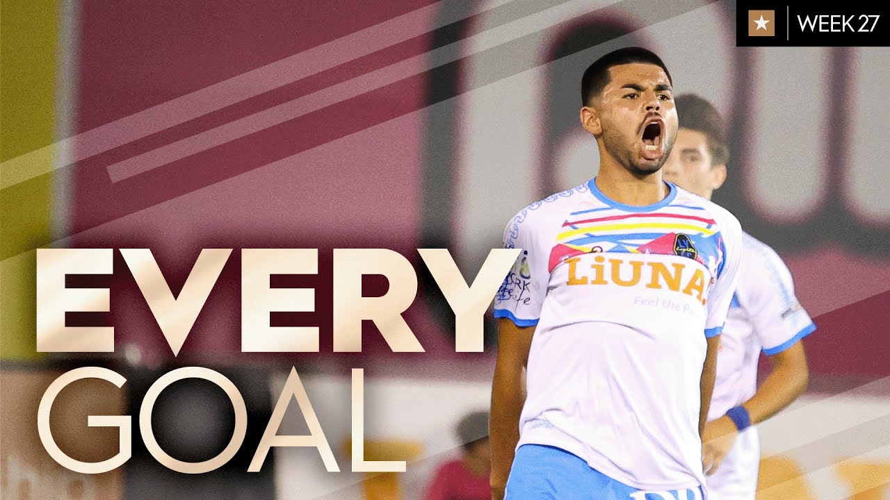 Poppin' Off | USL Championship Every Goal of the Week: Week 27 - YouTube
