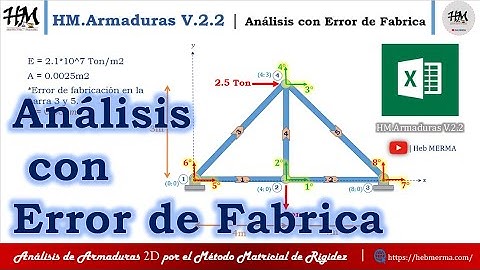 COMO PROCESAR DATOS A HM.Armaduras V.2.2 PARA ANALISIS CON ERROR DE FABRICA | EXCEL | #HebMERMA