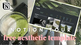 HOW I ORGANIZE MY LIFE WITH NOTION | free aesthetic template &amp; tour