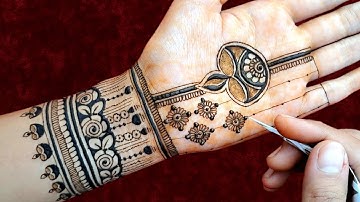 Diwali Special Deepak Mehndi Design 😍✨️ | Front Hand Mehndi Design | Easy Mehndi Design | Mehndi