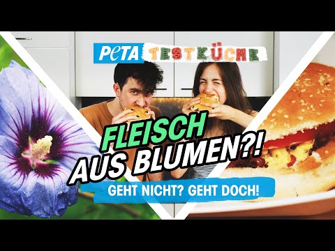 Wir testen VEGANE BURGER aus HIBISKUSBLÜTEN | PETA Testküche