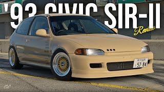 Gt7 93 Honda Civic Sir-Ii Eg Gran Turismo 7 Car Review