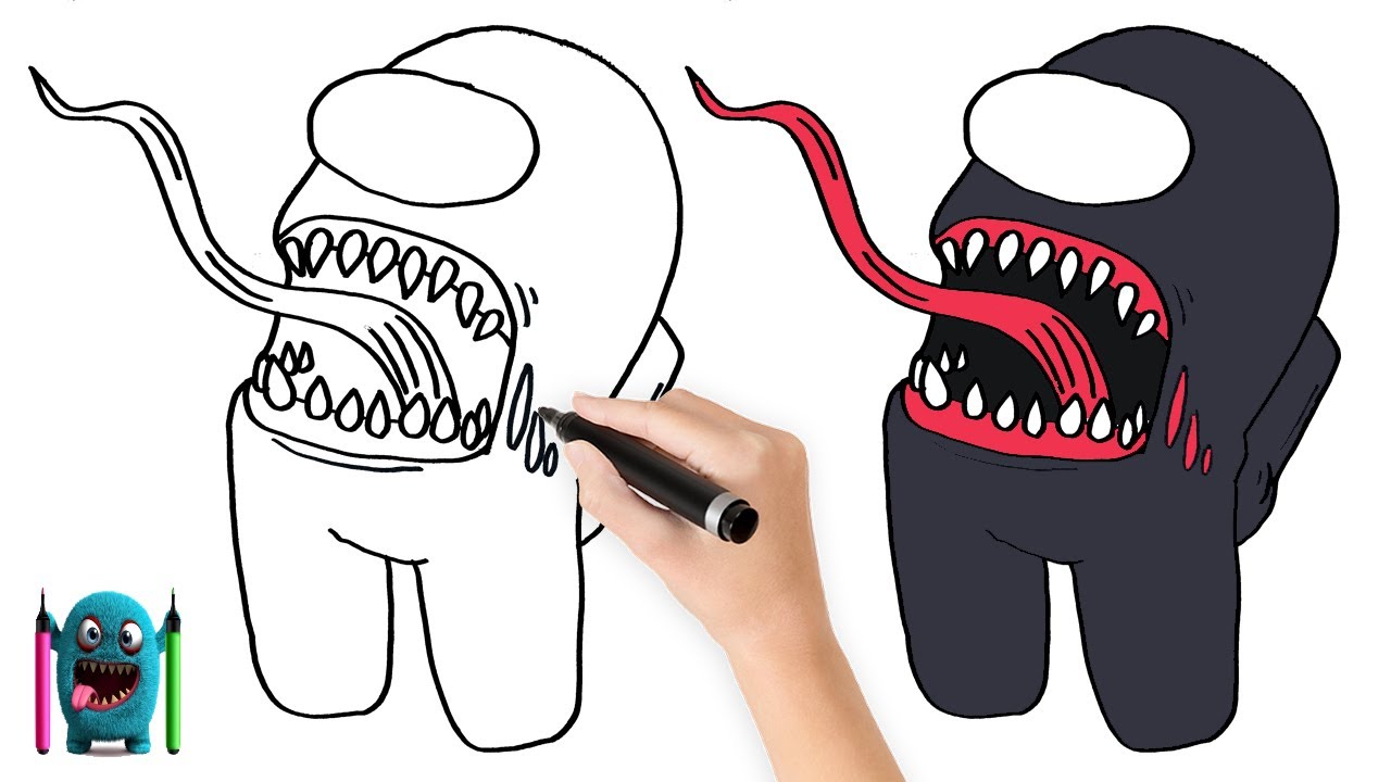 Among Us Imposter Çizimi How to Draw - YouTube
