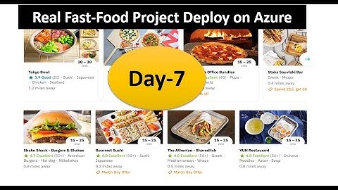 Online Fast food Delievery Project in ASP.NET CORE | Day-7