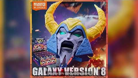 Blokees Transformers One Galaxy Version 8 Blind Box Set Collectible Mo Discount 50%