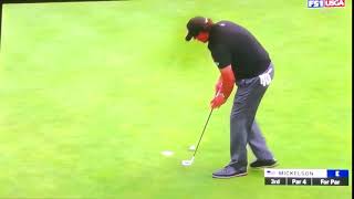 Phil Mickelson miss one of the shortest putts of all time at Pebble Beach