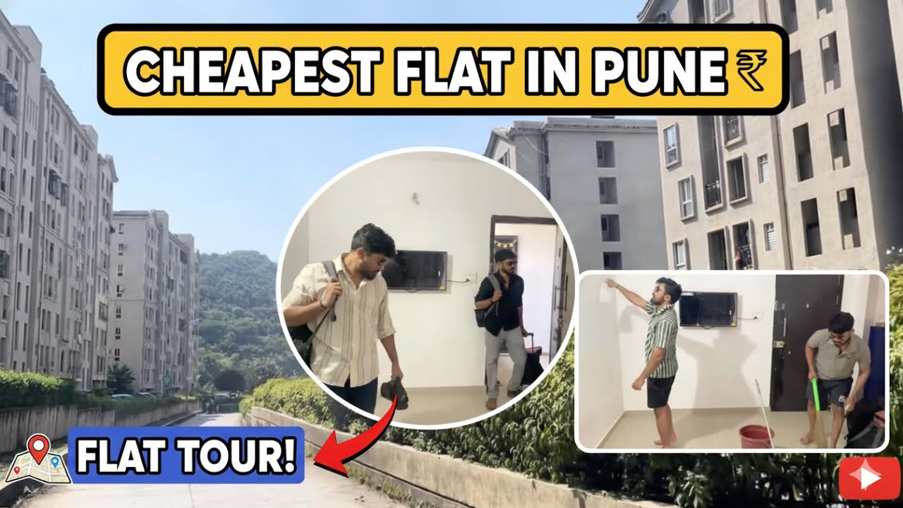 Cheapest Flat in Pune 🏠 | Flat Tour | Rent | Brokerage | Deposit & More 