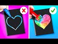 GENIUS DRAWING HACKS || Painting Tricks and Easy DIY Ideas! Who Draws It Better! by 123 GO! Series