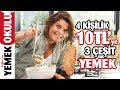 10 TL'ye 3 Çeşit Yemek | Mercimek Çorbası, Kıymalı Ekmek Pidesi ve Lahana Salatası